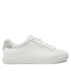 Sneakersy Calvin Klein Vulc Lace Up Texture Fox - Lth HW0HW02439 Biały