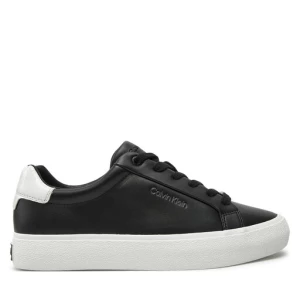 Sneakersy Calvin Klein Vulc Lace Up Texture Fox - Lth HW0HW02439 Czarny