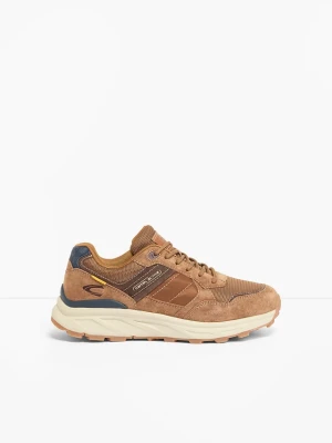 Sneakersy Camel Active ze skóry welurowej BonPrix brązowy