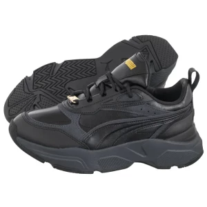 Sneakersy Cassia Lux Black-Strong Gray/Gold 397837-03 (PU602-a) Puma