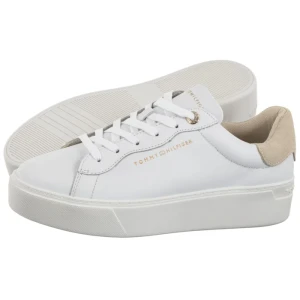 Sneakersy Chic Platform Cupsole Sneaker White/Soft Cream FW0FW09021 0K4 (TH1425-a) Tommy Hilfiger