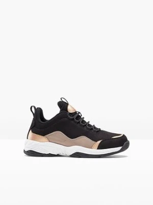 Sneakersy chunky BonPrix czarny