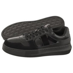 Sneakersy Chunky Cupsole Laceup Mix Lth Triple Black YM0YM00703 BEH (CK286-a) Calvin Klein