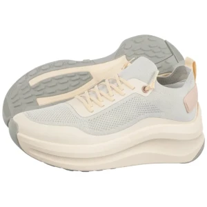 Sneakersy Chunky Runner Lace Up Sock Knit Vaporous White/Light Cashew YW0YW02033 PF6 (CK725-a) Calvin Klein