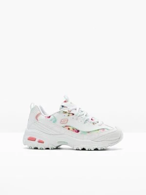 Sneakersy chunky Sketchers z pianką memory BonPrix biały