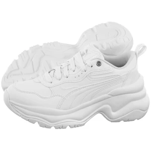 Sneakersy Cilia Wedge White-White-Silver 393915-02 (PU585-b) Puma