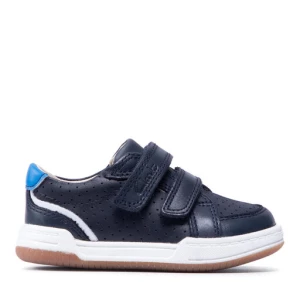 Sneakersy Clarks Fawn Solo T 261589887 Navy Leather