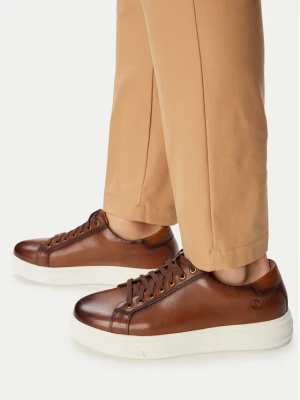 Sneakersy Clarks Goswell Tie 26186561 Brązowy