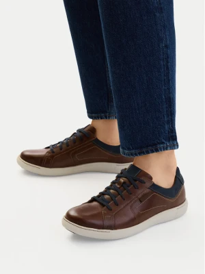Sneakersy Clarks Mapstone Lace 26176886 Brązowy