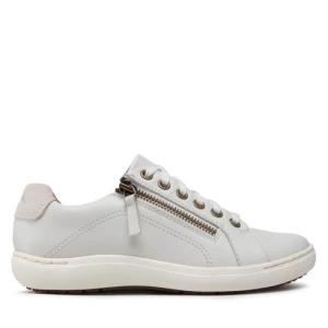 Sneakersy Clarks Nalle Lace 261650014 White Leather