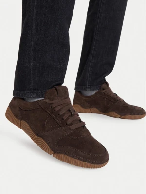 Sneakersy Clarks Sharpham Lace 26327296 Brązowy
