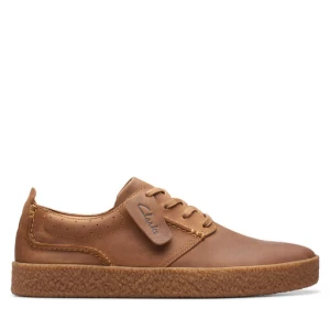 Sneakersy Clarks Streethill Lace 26174539 Brązowy