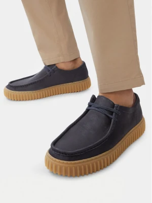 Sneakersy Clarks Torhill Lace 26186159 Granatowy