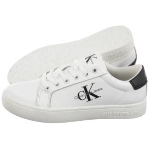 Sneakersy Classic Cupsole Laceup Bright White/Black YW0YW01269 YBR (CK608-a) Calvin Klein