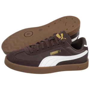 Sneakersy Club II Era chocolate brown-puma white 397447-50 (PU622-e) Puma