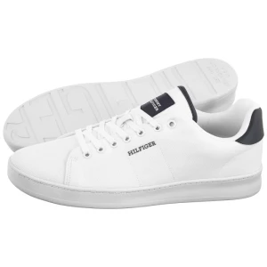 Sneakersy Court Cupsole Pique Textile White FM0FM04967 YBS (TH1096-a) Tommy Hilfiger