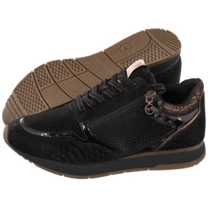 Sneakersy Czarne 1-23603-29 083 Blk Str/Copper (TM410-a) Tamaris