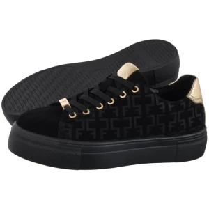 Sneakersy Czarne DP6850/25 BK (FO192-a) Filippo