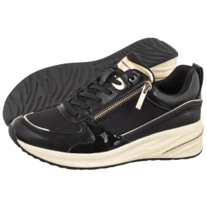 Sneakersy Czarne / Złote 1-23754-45 048 Black / Gold (TM600-a) Tamaris