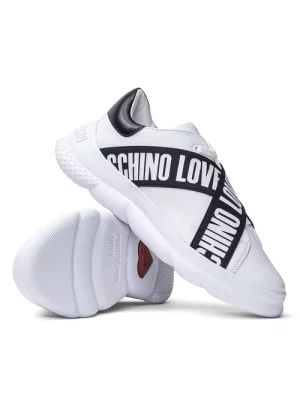 Sneakersy damskie białe Love Moschino JA15574G0EIA110A