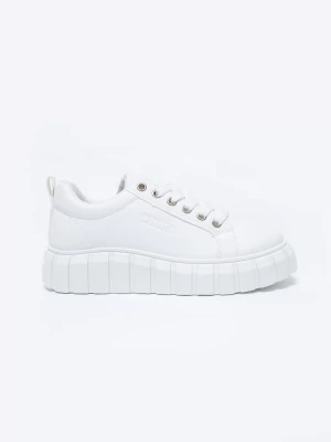 Sneakersy damskie białe MM274616 101 BIG STAR
