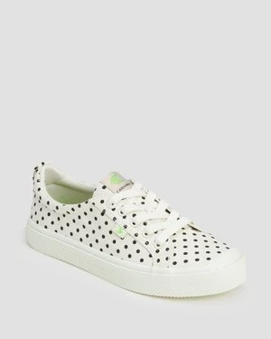 Sneakersy Damskie Cariuma Oca Low Polka Dot White Canvas