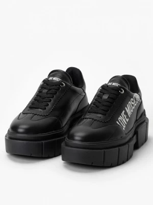 Sneakersy damskie czarne LOVE MOSCHINO JA15666G1HIA0-000