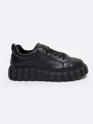 Sneakersy damskie czarne MM274617 906 BIG STAR