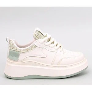 Sneakersy damskie pastelowe Motimes Beige Green - Inello zielone