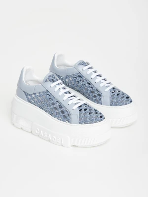 Sneakersy damskie plecione CASADEI