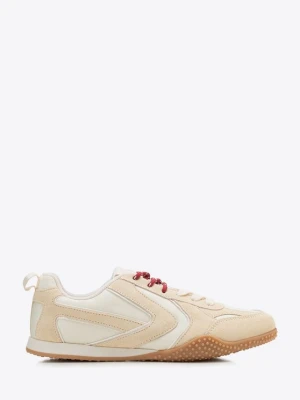 Sneakersy damskie retro beżowe Wittchen
