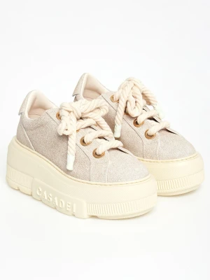 Sneakersy damskie skórzane CASADEI