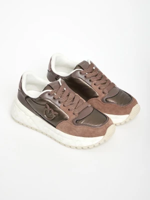 Sneakersy damskie skórzane Gem 07 PINKO