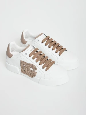 Sneakersy damskie skórzane Portofino DOLCE & GABBANA