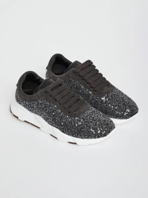Sneakersy damskie z cekinami PESERICO