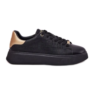 Sneakersy Damskie Z Eko Skóry Big Star RR274257 Czarne