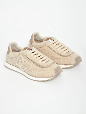 Sneakersy damskie z futerkiem DOLCE & GABBANA