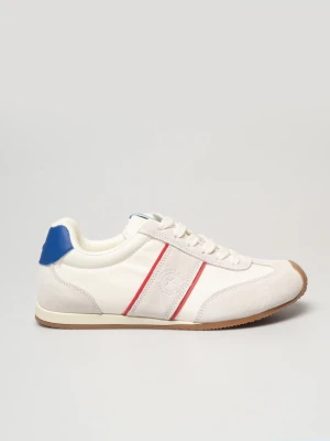sneakersy damskie z zamszowymi wstawkami białe tt274558 101 Big Star