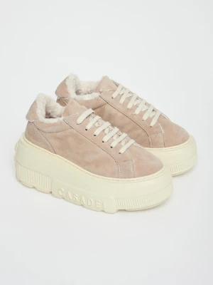 Sneakersy damskie zamszowe CASADEI
