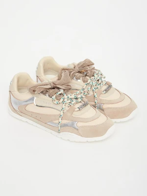 Sneakersy damskie zamszowe PINKO