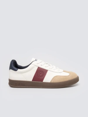 Sneakersy damskie ze skóry naturalnej białe SS274687 101 BIG STAR