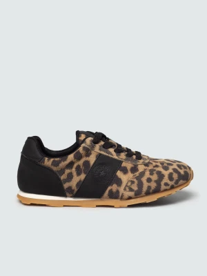 sneakersy damskie ze skóry naturalnej zamszowej brązowe rr274845 803 Big Star