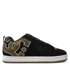 Sneakersy DC Court Graffik 300529 Black/Black/Green XKKG