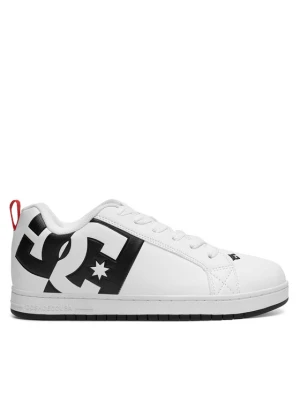 Sneakersy DC Shoes COURT GRAFFIK SQ ADYS100442-WLK Biały