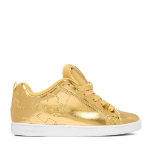 Sneakersy DC Shoes EO-COURT GRAFFIK DC01662116 Złoty