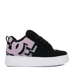 Sneakersy DC Shoes EO-COURT GRAFFIK PLATFORM DC02422003 Czarny