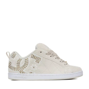 Sneakersy DC Shoes EO-COURT GRAFFIK SE DC01666102 Écru