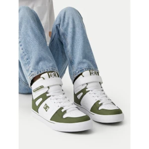 Sneakersy DC Shoes EO-PURE HI TOP EV BOYS DC01795301 Biały