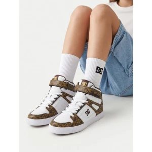 Sneakersy DC Shoes EO-PURE HIGH-TOP SE EV SN DC01796210 Biały