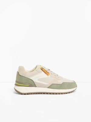 Sneakersy Dockers by Gerli ze wstawkami z siateczki BonPrix szary